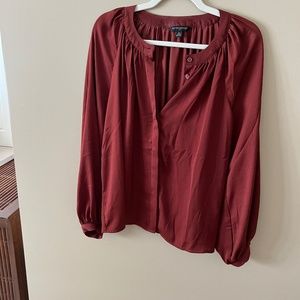 Banana Republic Plum colored blouse